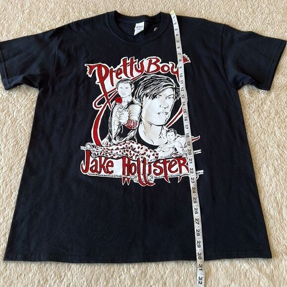 Pretty Boy Jake Hollister short sleeve shirt black size large - Picture 13 of 16